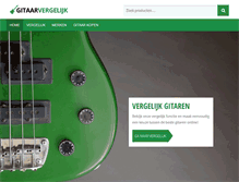 Tablet Screenshot of gitaarvergelijk.nl